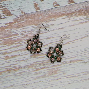 Karácsonyi gömb fülbevaló, ajándék, névnap, születésnap, Anyák napja, Nőnap, Húsvét, Karácsony, Télapó, ballagás - ékszer - fülbevaló - lógó fülbevaló - Meska.hu