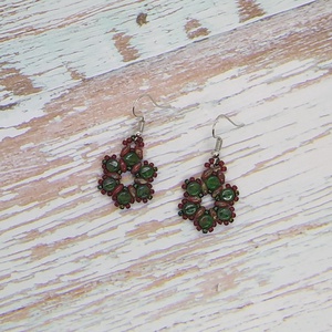 Karácsonyi gömb fülbevaló, ajándék, névnap, születésnap, Anyák napja, Nőnap, Húsvét, Karácsony, Télapó, ballagás - Meska.hu