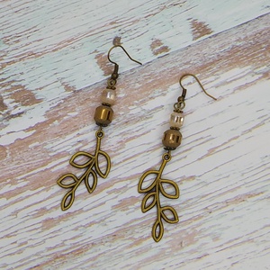 Leveles fülbevaló, ajándék, névnap, születésnap, Nőnap, Anyák napja, Húsvét, Karácsony, Télapó, ballagás, nyár - Meska.hu