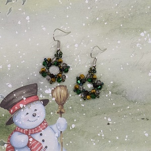 Hópile fülbevaló, ajándék, névnap, születésnap, Nőnap, Anyák napja, Húsvét, Télapó, Karácsony, Gyereknap, ballagás - ékszer - fülbevaló - lógó fülbevaló - Meska.hu