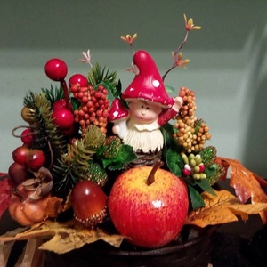 Őszi asztal dísz  - otthon & életmód - dekoráció - asztal és polc dekoráció - asztaldísz - Meska.hu