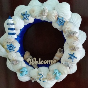 Nyári ajtó kopogtaró, Otthon & Életmód, Dekoráció, Ajtó- és ablak dekoráció, Ajtódísz & Kopogtató, Virágkötés, MESKA