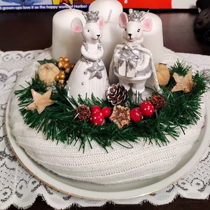 Diótörő adventi koszorú , Karácsony, Adventi díszek, Adventi koszorú, Virágkötés, MESKA