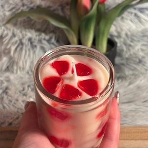 A szeretet fénye pohár gyertya 2. - otthon & életmód - gyertya, illat, aroma - illatviasz - Meska.hu