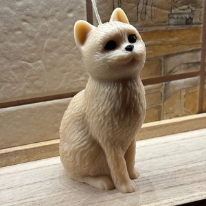 Cica forma gyertya  - kellékek & szerszámok - dekorációs kellékek - dekorációs gyertya - Meska.hu