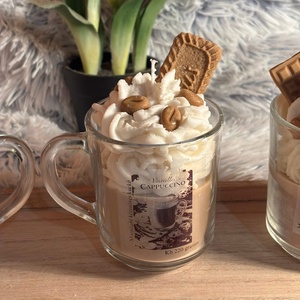 Kávé pohár gyertyák  - kellékek & szerszámok - dekorációs kellékek - dekorációs gyertya - Meska.hu