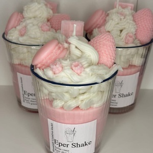 Eper Shake gyertya - Meska.hu