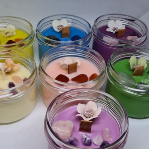 Ásványgyertya - Meska.hu