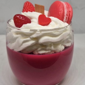 Pohárdesszert gyertya - otthon & életmód - gyertya, illat, aroma - gyertya - Meska.hu