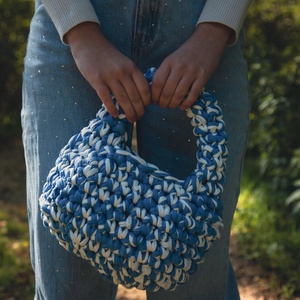 Cloudy horgolt kézitáska - táska & tok - kézitáska & válltáska - kézitáska - Meska.hu