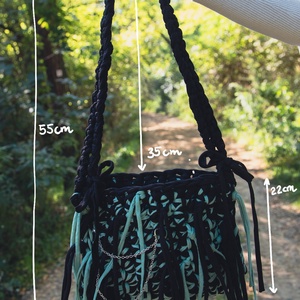 Személyre szabható horgolt válltáska (Box, box)  - táska & tok - kézitáska & válltáska - válltáska - Meska.hu