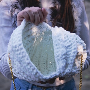 Személyre szabható horgolt válltáska (Siren's Voice)  - táska & tok - kézitáska & válltáska - válltáska - Meska.hu