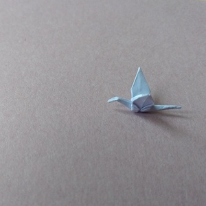 Fehér origami darvak kotar részére -  - Meska.hu