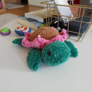 Virágteknős, Játék & Sport, Plüssállat & Játékfigura, Más figura, Horgolás, MESKA