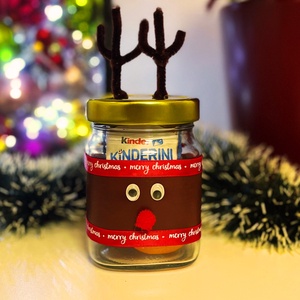 Rénszarvas üvegcse - Meska.hu