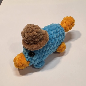 Horgolt Perry figura, Játék & Sport, Plüssállat & Játékfigura, Plüss mesefigurák, Horgolás, MESKA