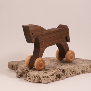 Játék fapaci, fa ló, gurulós fajáték - játék & sport - húzó & tolójátékok - Meska.hu