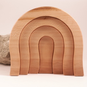  Fa barlang, szivárvány, fa építő,  - játék & sport - építőjáték - Meska.hu