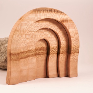  Fa barlang, szivárvány, fa építő,  - játék & sport - építőjáték - Meska.hu