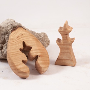  Fa fa, fa építő, kirakó - játék & sport - készségfejlesztő és logikai játék - szín és formaválogató játékok - Meska.hu