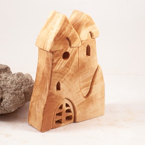  Fa templom, fa építő, kirakó - játék & sport - építőjáték - Meska.hu