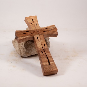 Mintás fakereszt, fali kereszt  - otthon & életmód - vallás - kereszt - Meska.hu