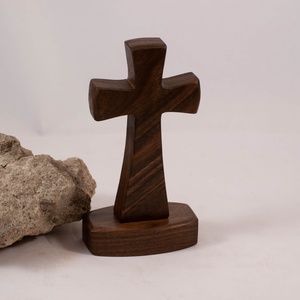 Fakereszt talpas, asztali kereszt - otthon & életmód - vallás - kereszt - Meska.hu