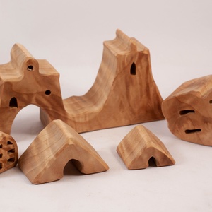  Fa vár, fa építő, kirakó - játék & sport - építőjáték - Meska.hu