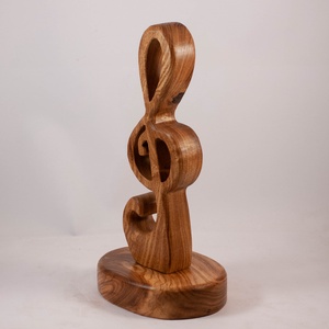 Fejhallgató állvány, violin kulcs, fülhallgató tartó - otthon & életmód - tárolás & rendszerezés - íróasztali tároló - Meska.hu