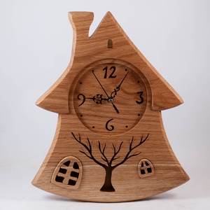 Házikó falióra, Fa falióra, faóra, Otthon & Életmód, Dekoráció, Fali és függő dekoráció, Falióra & óra, Famegmunkálás, MESKA