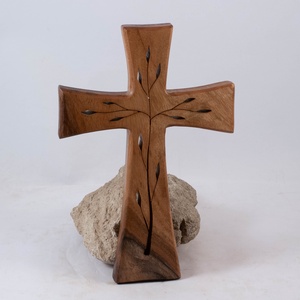 Mintás fakereszt, fali kereszt  - otthon & életmód - vallás - kereszt - Meska.hu
