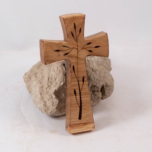 Mintás fakereszt, fali kereszt  - otthon & életmód - vallás - kereszt - Meska.hu