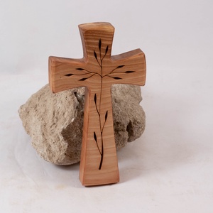 Mintás fakereszt, fali kereszt  - otthon & életmód - vallás - kereszt - Meska.hu