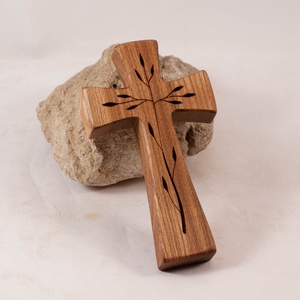 Mintás fakereszt, fali kereszt , Otthon & Életmód, Vallás, Kereszt, Famegmunkálás, MESKA