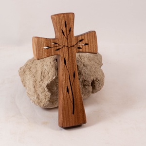 Mintás fakereszt, fali kereszt  - otthon & életmód - vallás - kereszt - Meska.hu