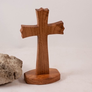 Talpas fakereszt, asztali kereszt , Otthon & Életmód, Vallás, Kereszt, Famegmunkálás, MESKA