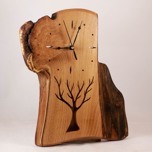 Fa falióra, rusztikus faóra,  - Meska.hu