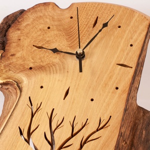 Fa falióra, rusztikus faóra,  - otthon & életmód - dekoráció - fali és függő dekoráció - falióra & óra - Meska.hu