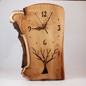 Fa falióra, rusztikus faóra,  - otthon & életmód - dekoráció - fali és függő dekoráció - falióra & óra - Meska.hu
