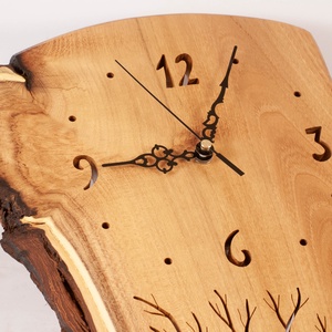 Fa falióra, rusztikus faóra,  - otthon & életmód - dekoráció - fali és függő dekoráció - falióra & óra - Meska.hu