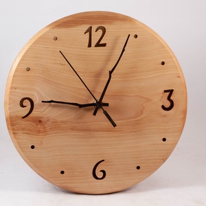 Fa falióra, kerek faóra, , Otthon & Életmód, Dekoráció, Fali és függő dekoráció, Falióra & óra, Famegmunkálás, MESKA