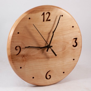 Fa falióra, kerek faóra,  - otthon & életmód - dekoráció - fali és függő dekoráció - falióra & óra - Meska.hu
