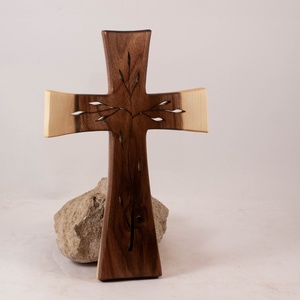 Mintás fakereszt, fali kereszt  - otthon & életmód - vallás - kereszt - Meska.hu