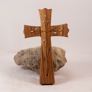 Mintás fakereszt, fali kereszt , Otthon & Életmód, Vallás, Kereszt, Famegmunkálás, MESKA