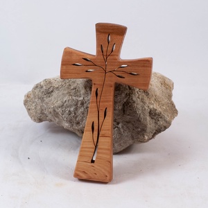 Mintás fakereszt, fali kereszt  - otthon & életmód - vallás - kereszt - Meska.hu