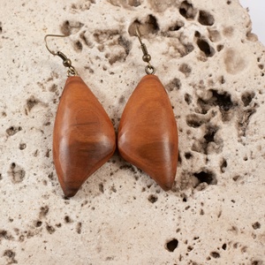 Fa fülbevaló, Ékszer, Fülbevaló, Lógó fülbevaló, Ékszerkészítés, Famegmunkálás, MESKA