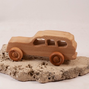 Játék fa autó, terepjáró, old timer, fakocsi, Játék & Sport, Húzó & Tolójátékok, Famegmunkálás, MESKA