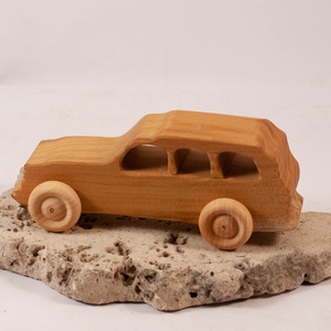 Játék fa autó, terepjáró, old timer, fakocsi, Játék & Sport, Húzó & Tolójátékok, Famegmunkálás, MESKA