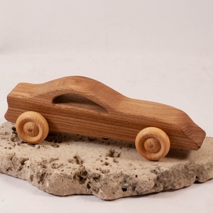 Játék fa autó, sport kocsi , fakocsi - játék & sport - húzó & tolójátékok - Meska.hu