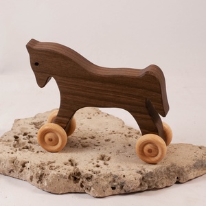 Fa lovacska, fa ló, Játék & Sport, Húzó & Tolójátékok, Famegmunkálás, MESKA